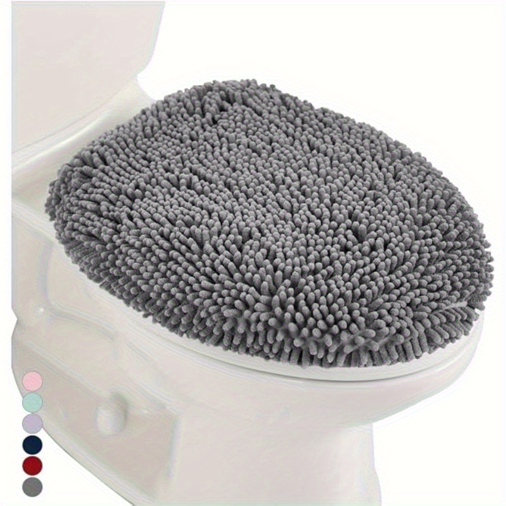Stretch Home Bathroom Non-slip Mat Set Toilet Lid Pad/