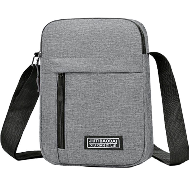 TEMU Men's Crossbody Bag - Suitable For , In Black, Gray And Blue Colors. This Stylish Single Shoulder Crossbody Bag Is Perfect For Men And Women.