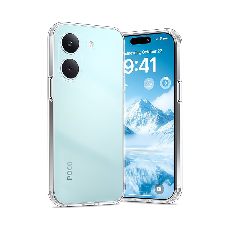 Trda prozorna TPU zaščitna ovijalka za telefon za POCO X8 Pro, X8 Pro Max, F7 Pro, F7, X7 Pro, F6, popolno darilo za prijatelje in družino