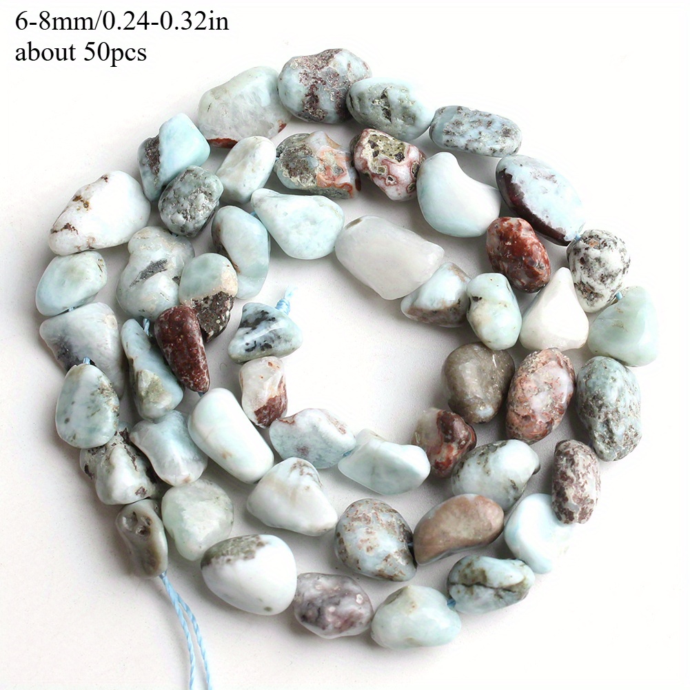 Image of 6-10mm Natural Stone Irregular Genuine Stone Beads Gorgeous Unique Loose Spacer Beads For Jewelry Making Diy Special Bracelets Necklace Earrings Crafts For Women Men Gifts