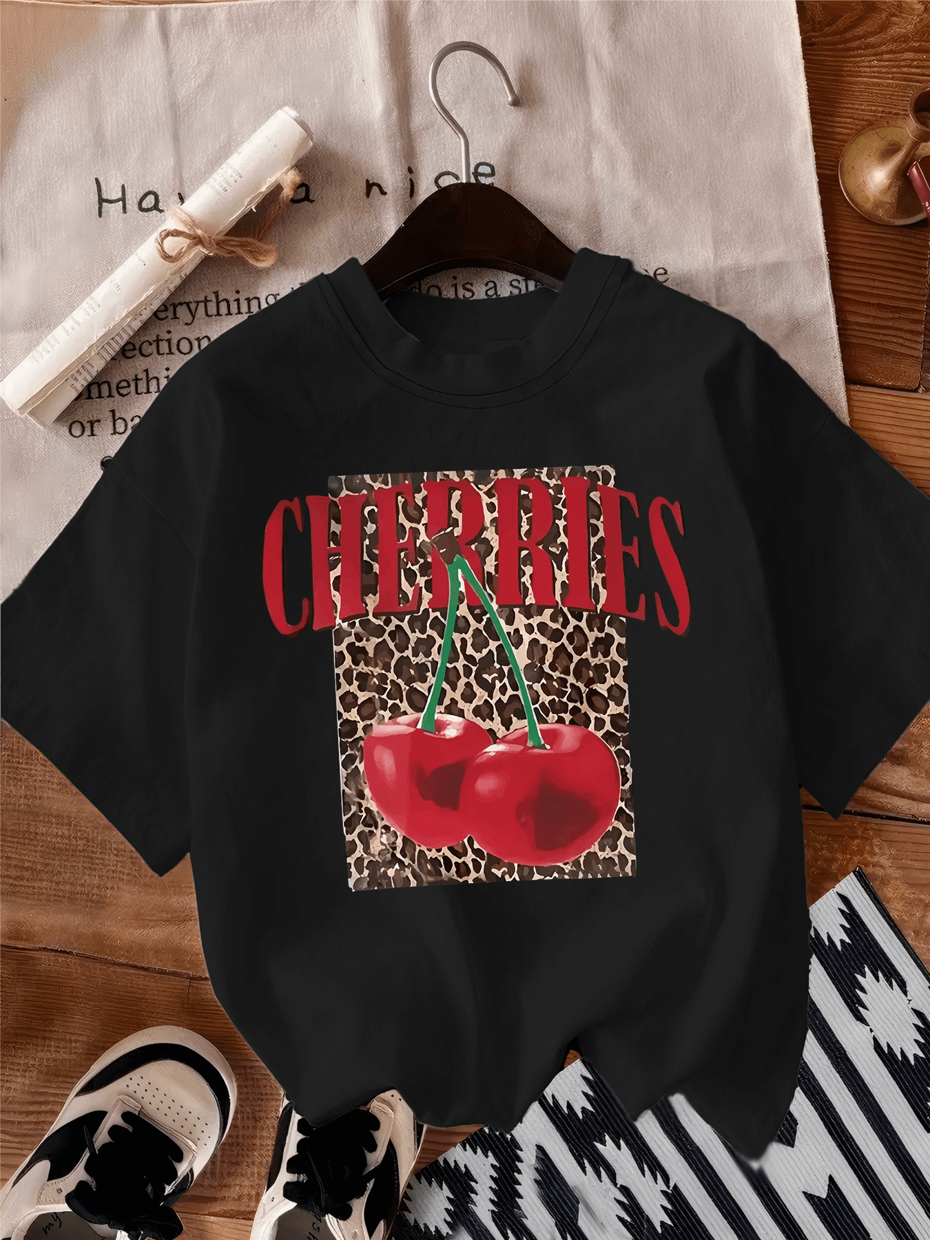 2022FW★KIRSH★CHERRY PATTERN HIGH NECK LONG SLEEVE T-SHIRT 51aE2a9yo+L._SY350_QL65_.jpg