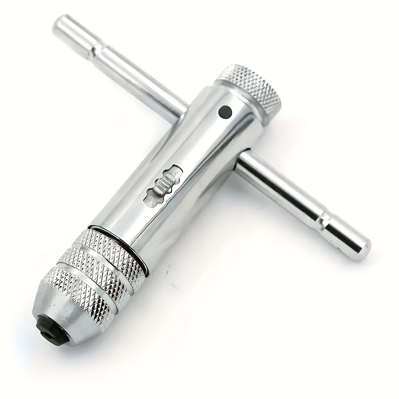 

1pc Zixian Adjustable Ratchet Tap Wrench, Tool, M3-m8 Sizes, , For Threading And Deburring [zixian]