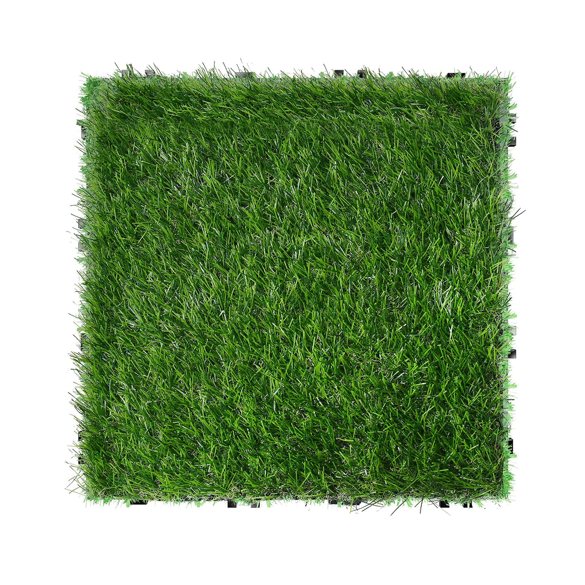 22pcs Artificial Grass Tiles, Grass Mat, Lawn Carpet, Outdoor, 40mm High, Grass Carpet For Balcony, Garden, Terrace