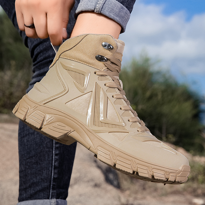 TEMU 's Professional Hiking Boots, Wear-resistant, Non-slip, Comfortable Boots, Suitable For Hiking And Outdoor Activities, Climbing Boots, Hunting,