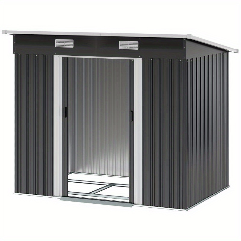 metal garden   22 outdoor structure 207x130x182cm stylish relaxation space box cabinet rack for outdoor storage