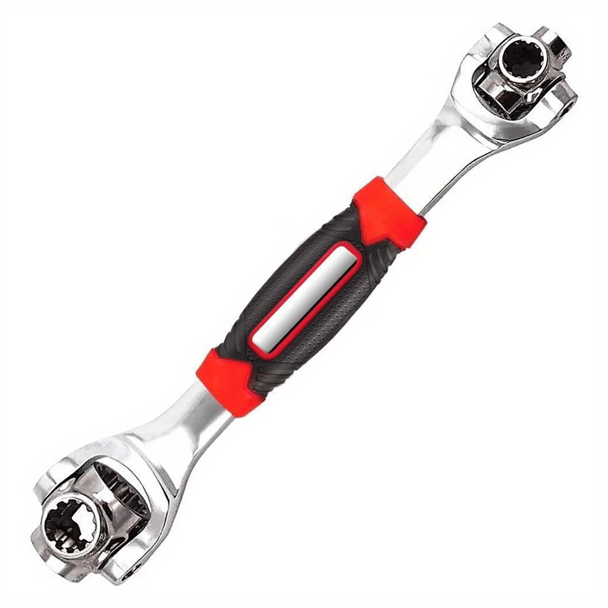 48 in 1 wrench with 360 rotating head stainless steel socket tool for home car repair ergonomic non slip handle fits standard metric bolts 8mm to 13mm versatile wrench tool handling stainless steel tool adjustable wrench details 2