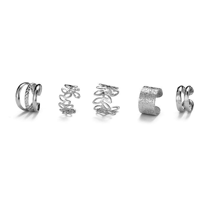 5-Piece Set Women's Ear Bone Clips