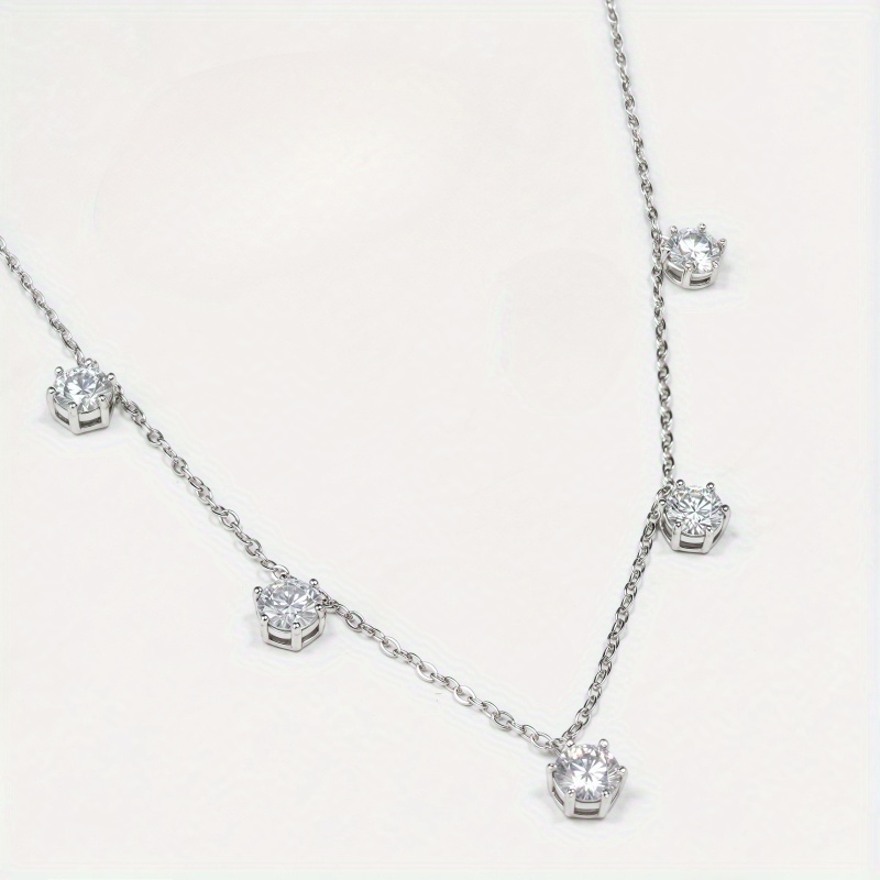 925 Silver Necklace with 14K Gold Plating, Stylish Design