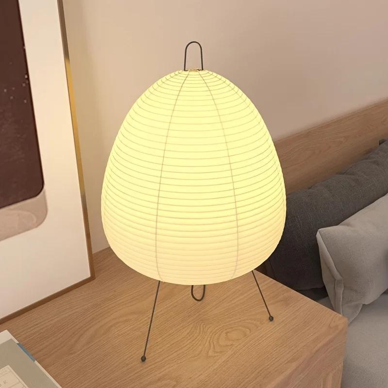 japanese rice paper lantern lamp warm white tripod floor Temu