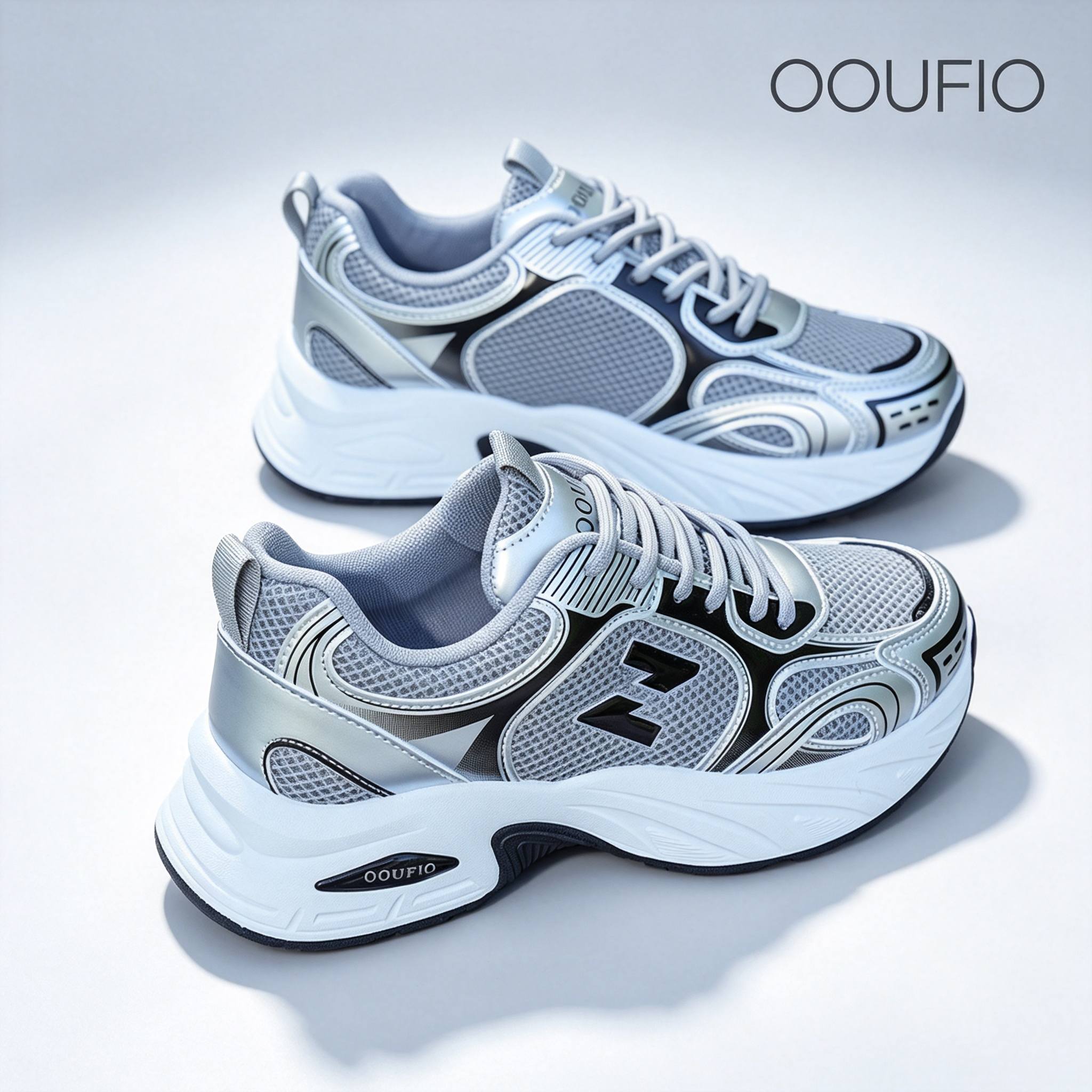 Women's Korean Retro Thick-Soled Low-Top Casual Sneakers
