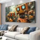 2d flat frameless modern canvas poster size 60cm x 120cm decor for bedroom and living room high machine washable perfect room decoration unframed wall art 2d flat room decor