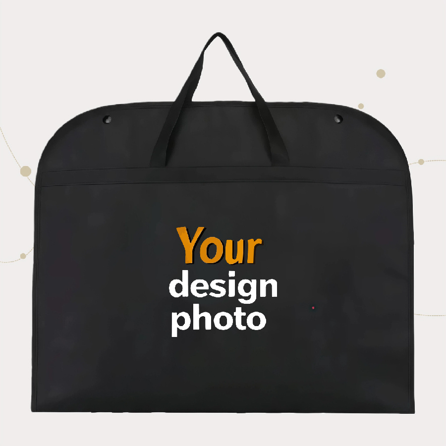 TEMU Copriabiti 1 pz con logo personalizzato, protezione per indumenti con funzione di riporre in armadio da appendere, per abiti da sposa, completi,