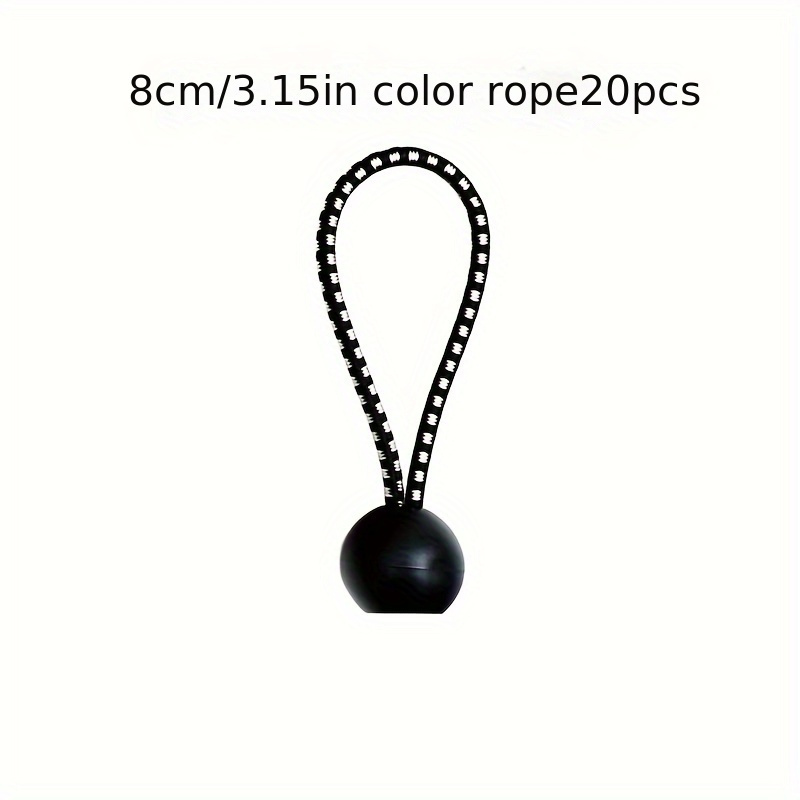 TEMU Corde à billes élastique multifonctionnelle de camping air pour la fixation de tente au , corde à billes élastique, piquets de tente et sangles