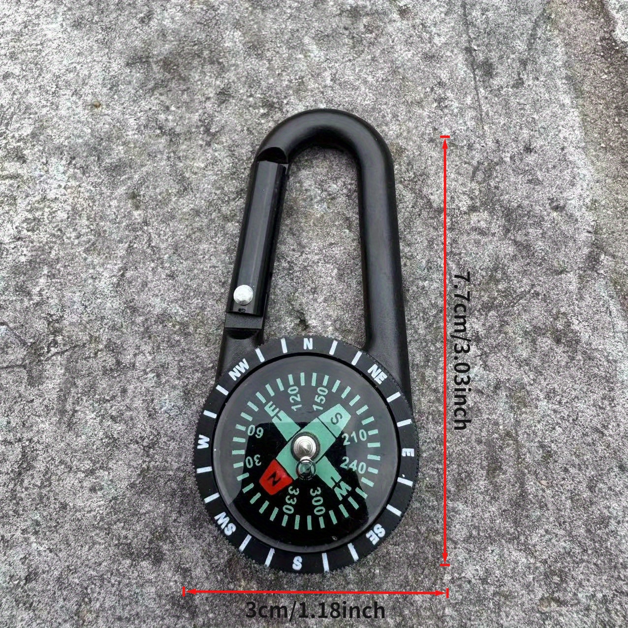 Outdoor Compass with Buckle, GPS Functionality