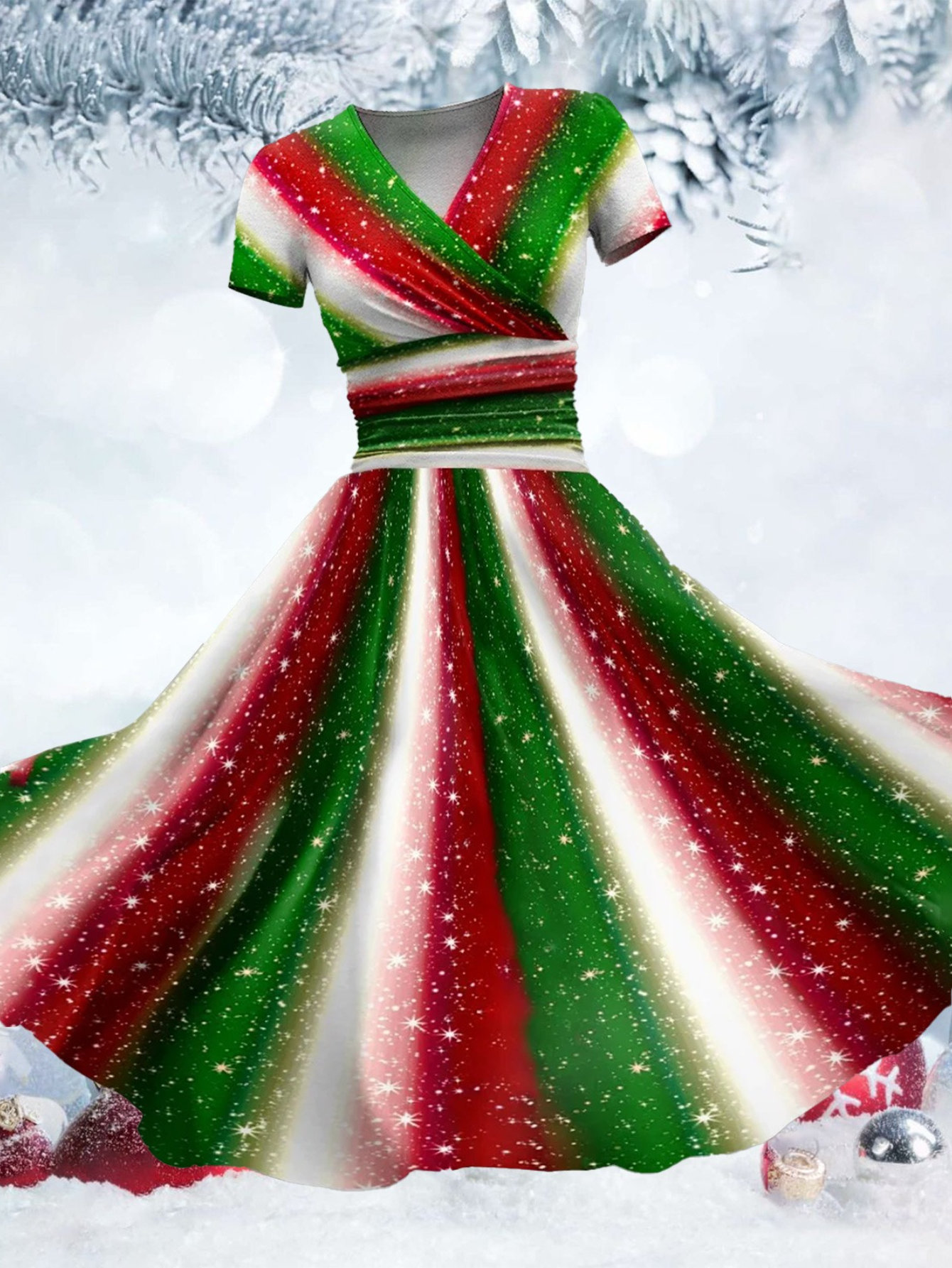 christmas dress sold on Temu United States