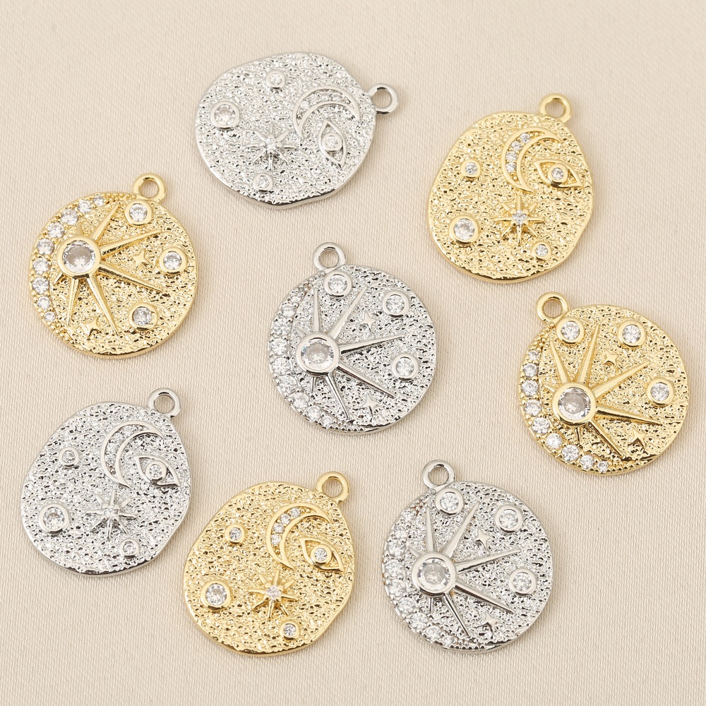 3pcs Light Luxury Oval DIY Pendant Set, Simple and Versatile