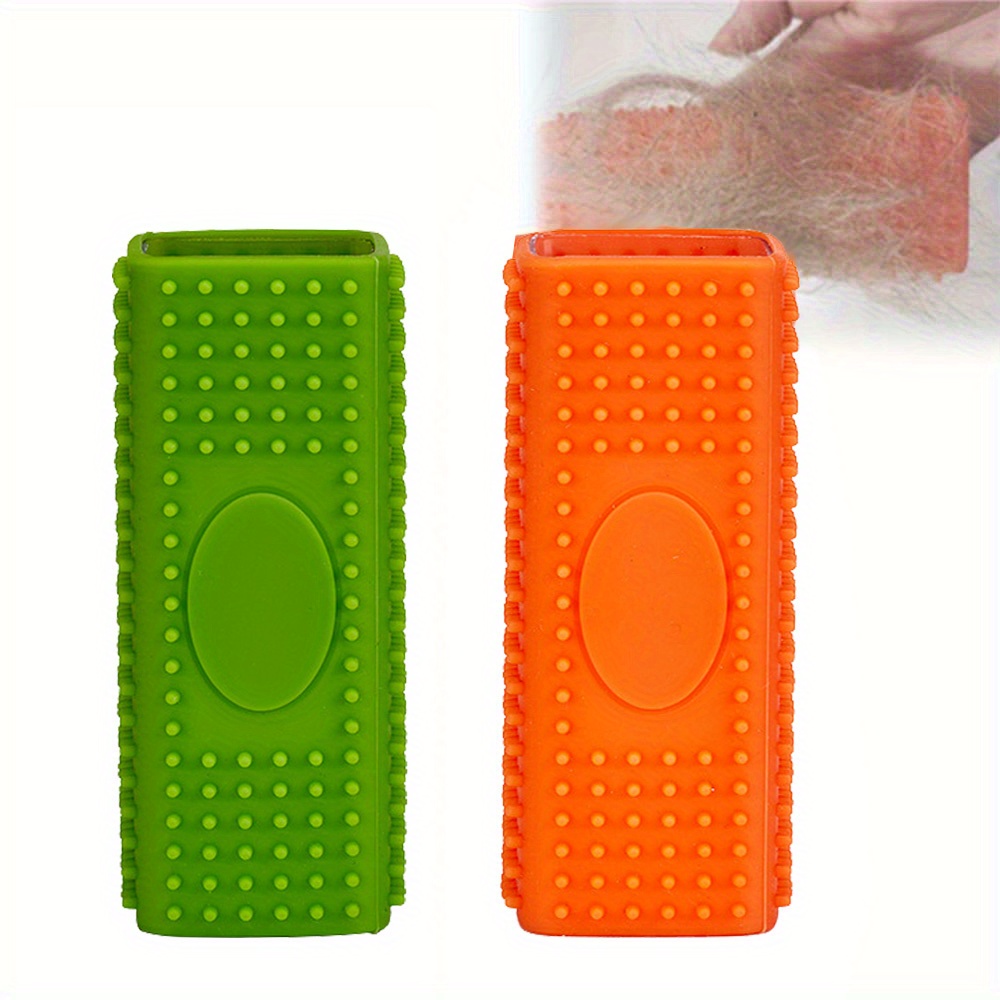 

Rouleau en Silicone pour Enlever les Poils d'Animaux sur Meubles et Tapis - Brosse de Nettoyage pour Poils de Chien avec Surface Texturée, pour Canapés et Nettoyant pour Creux, Toilettage d'Animaux