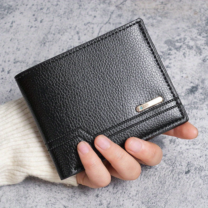 new casual mens wallet short style fashionable portable coin purse