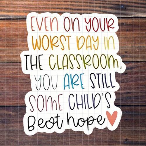 3 inch teachers sticker a humorous and fun vinyl sticker designed for humor lovers sarcasm fans laptops notebooks water bottles and fun zones an for gifting colleagues and humor enthusiasts