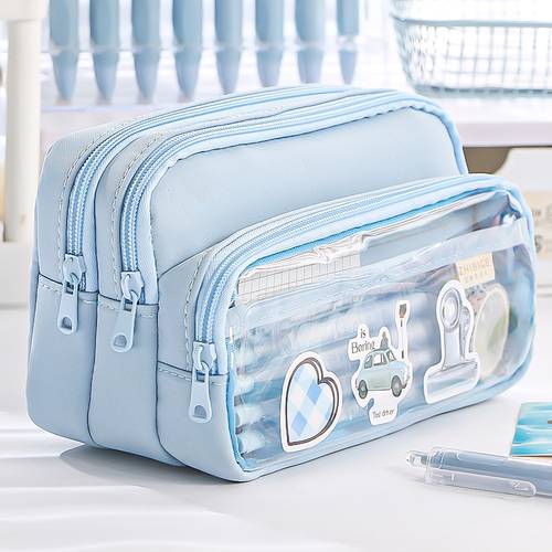 pencil case large size fashionable design multi functional storage bag for school students girls boys