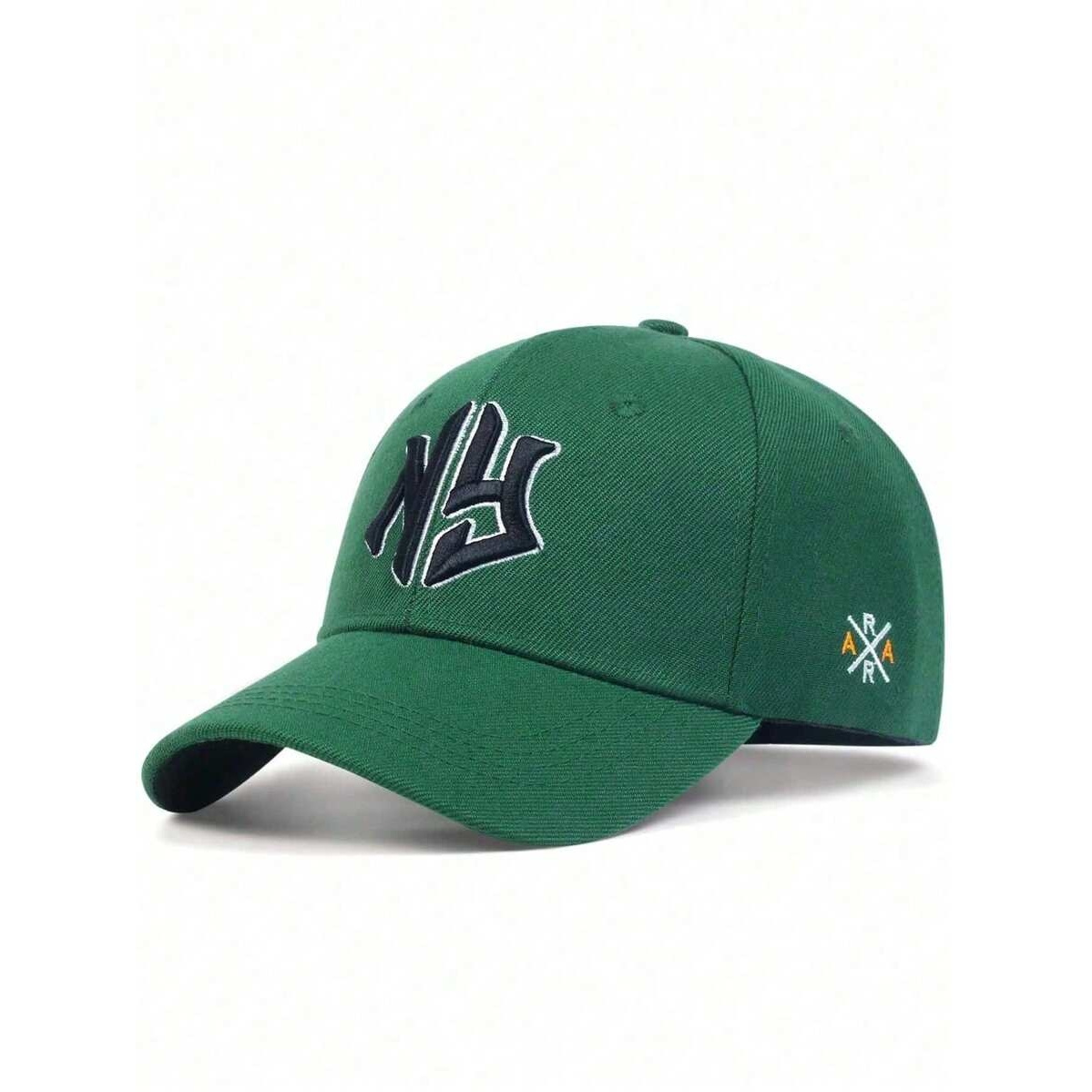 TEMU 1pc Men's Geometric Letter Embroidered Baseball Cap, Adjustable Outdoor Casual Hat Suitable For Spring/summer Travel, Beach, Party