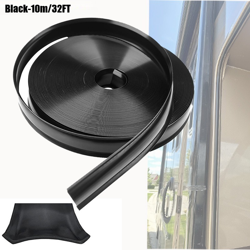 TEMU Inserts de garniture en vinyle pour camping-car 1' 32ft - Moulure en vinyle durable pour camping-car, camping-car, remorque de voyage, cache-vis