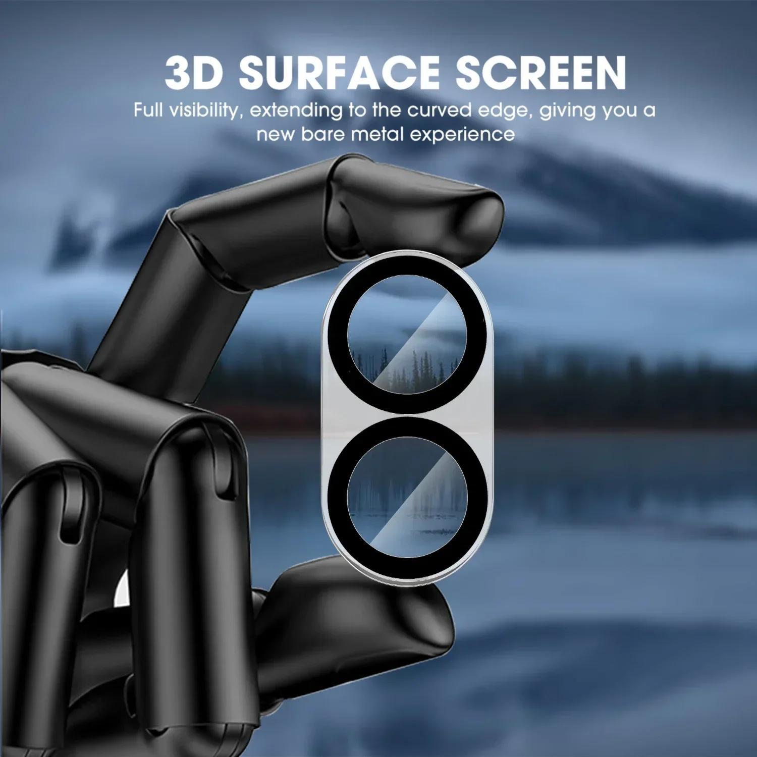 E-shop 4 Stück Schutzglaslinse Film für Samsung Galaxy Z Flip 7 5G Vollständige Abdeckung Kratzfest Kamera Gehärtetes Glas für Zflip7