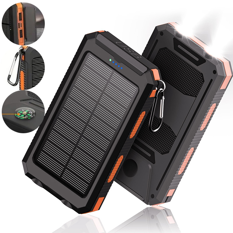 

20000mah Portable Solar Power Bank For Traveling Mobile Phone Solar Charger