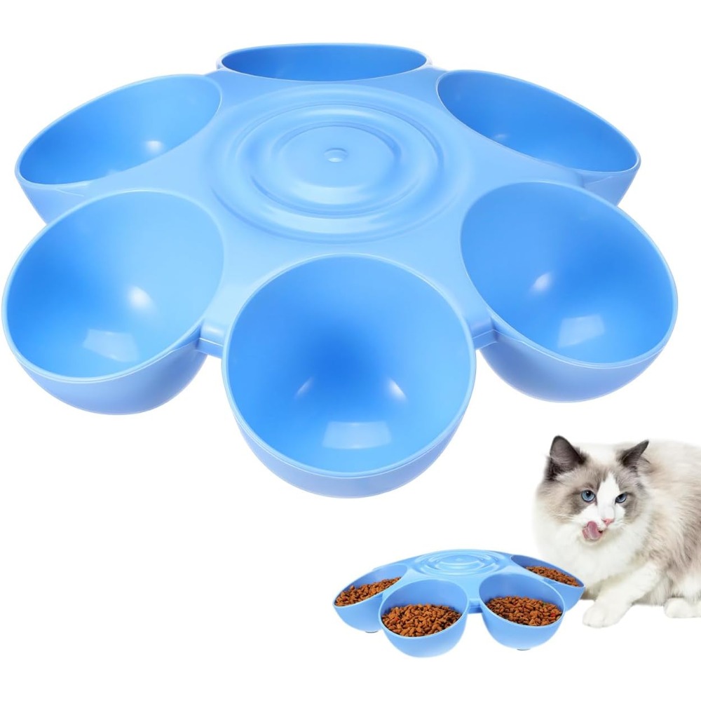 TEMU 2-Pack Kattenvoerbakken, Geschikt voor Kittens en , Multi-Kattenbakken, Multi-inzetbare voor Huisdieren Binnenshuis, Voer- en Waterbakken