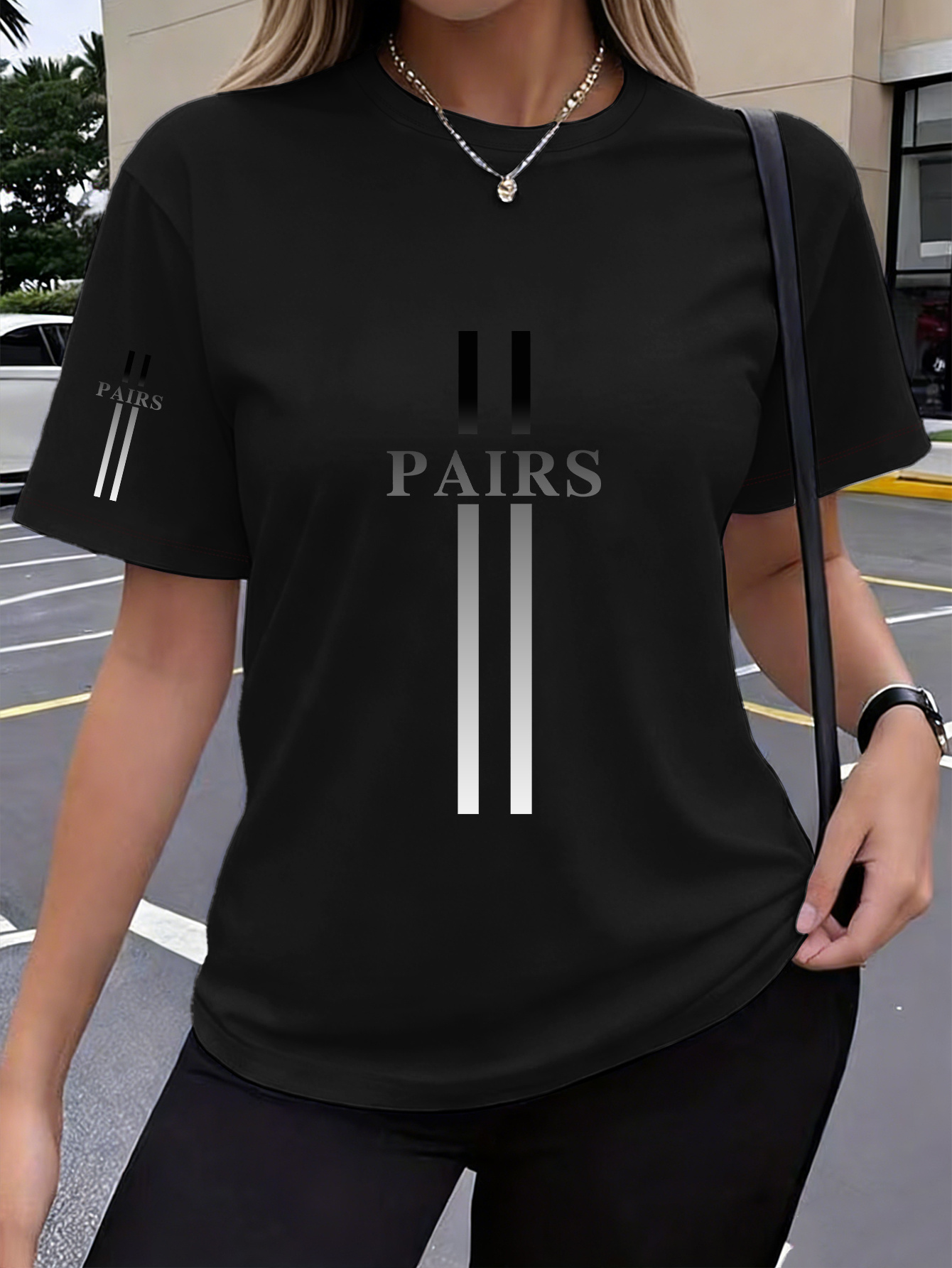 T-Shirt Femme Style Y2K — Imprimé PAIRS 4afd30d5c9464530b002c2670fafc08e Goods