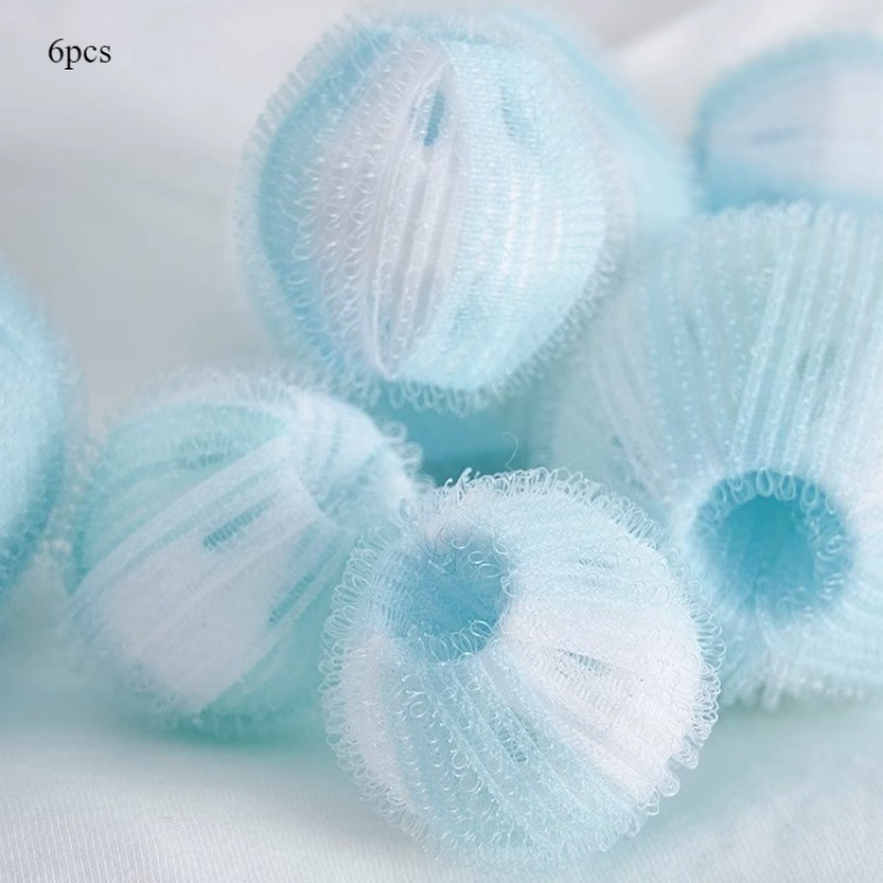 Image of 6pcs Reusable Pet Hair Remover Balls For Clothes, Bedding, And More - Lint Cleaner, No Power Needed