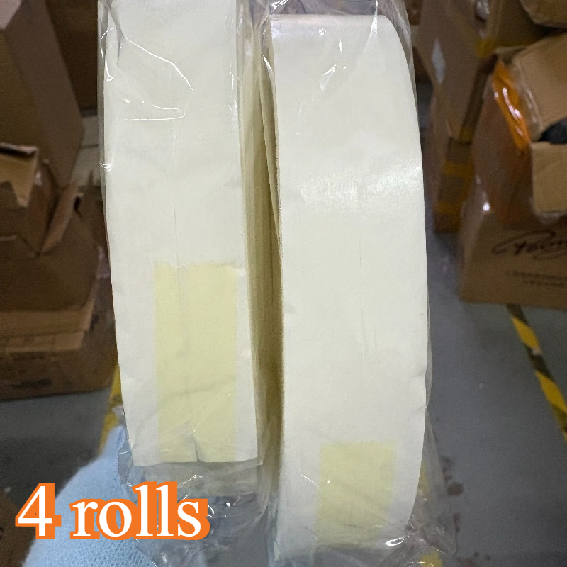 Image of 4 Rolls 8m/314.96in Foam Door And Window Sealing Strip Gasket Sponge Self-adhesive Sound Insulation Windproof Dustproof Exhaust Heat Insulation Tape