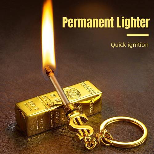 without oil 2 pack windproof permanent lighter creative small match stick multi functional metal kerosene lighter mini portable igniter suitable for outdoor camping fire making and combustion stick gift for boyfriend