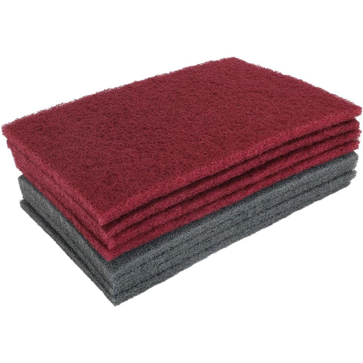 8pcs Anti-scratch Pad Set| 4 , Marbling Color, Gray- Used For , Grinding, Polishing, Cleaning, Blending, And Preparing Painted For Bonding- 6" X 9" For Car Bodywork 7447 And 7448, Made Of Plastic
