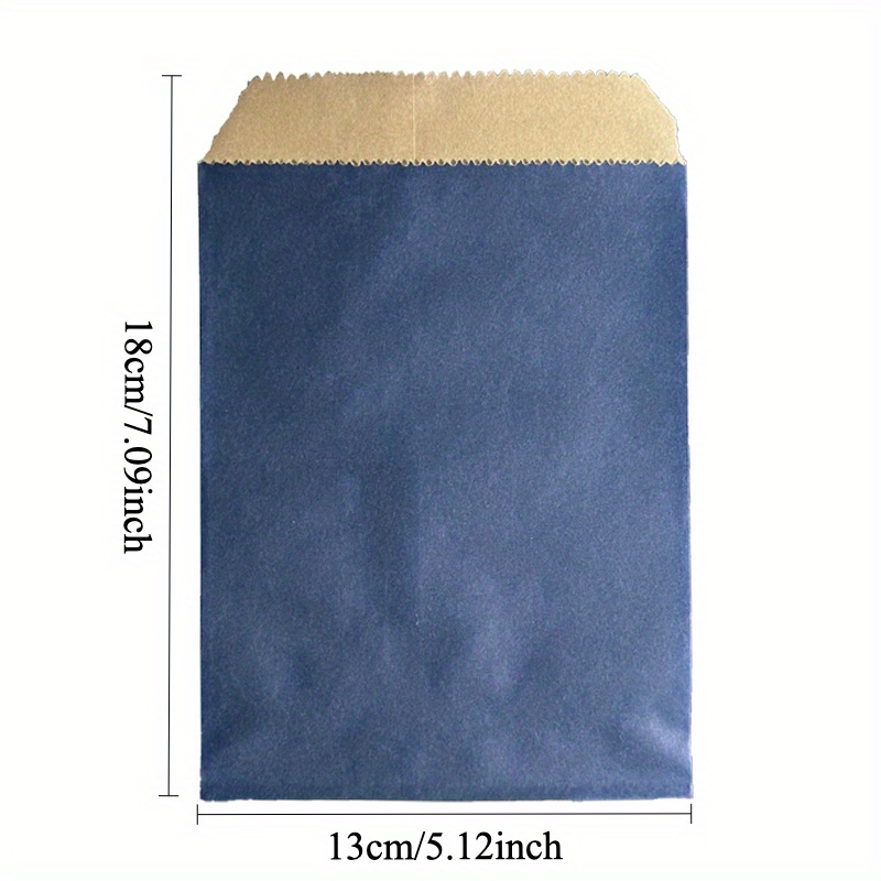 Image of 25pcs 13x18cm (5x7 Inch) Solid Color Paper Bags – Elegant And Versatile Gift Packaging For Weddings, Parties, And
