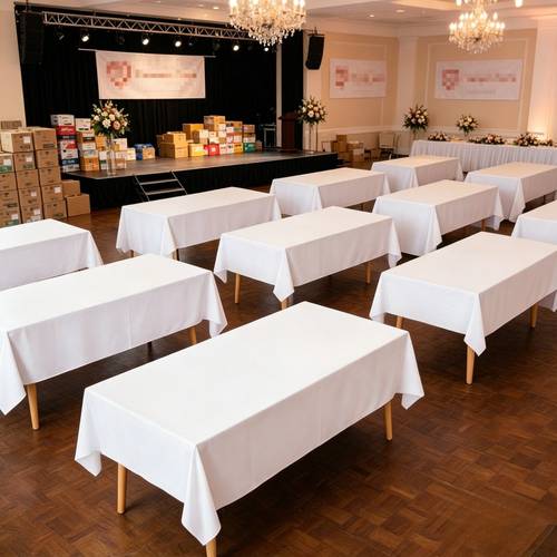 12pcs set of light rectangular disposable tablecloths portable and no wash design decorating weddings banquets birthday parties and ceremonies with easy texture enhancing elegant style for