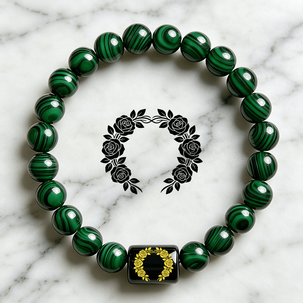 Women's Floral Rose Wreath Bracelet, Elegant Gift for Her