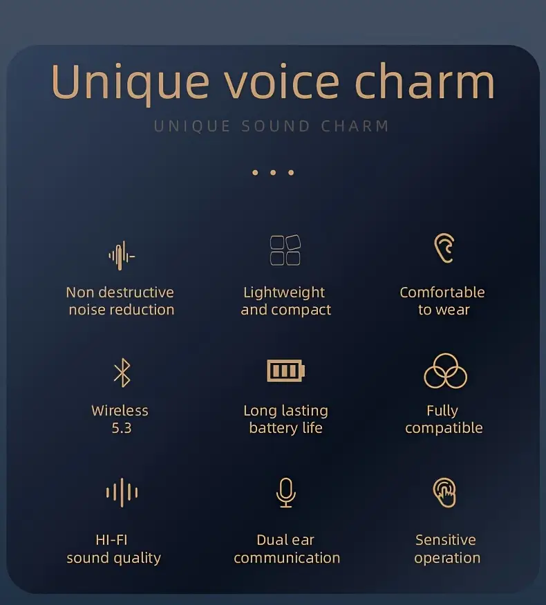 true wireless earbuds featuring volume adjustment, semi- , capacitive microphone, quality, enc noise reduction, extended battery , rechargeable lithium polymer, suitable for for iphone and devices, gaming and daily activities. Product details 1