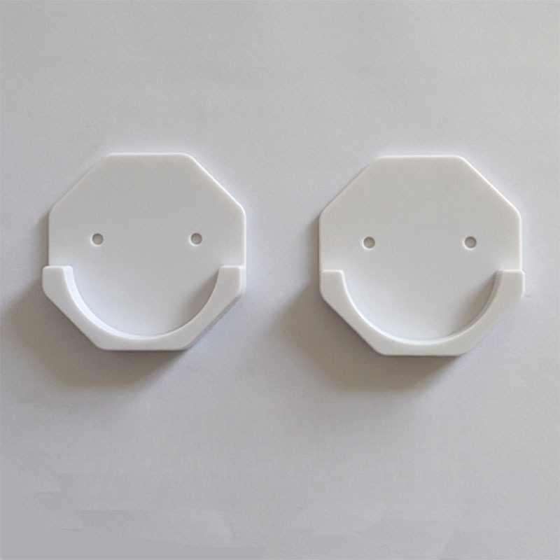 TEMU Supporto da appendere per aste grandi, antivolo, , per tende da bagno, per doccia, gancio adesivo antiscivolo