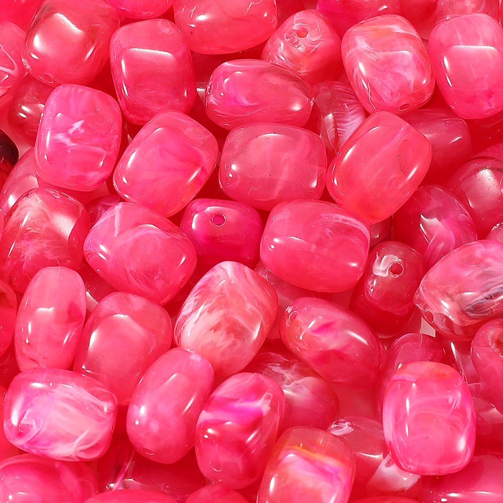 E-shop 30 Stück 13X10mm Unregelmäßige Acrylperlen Zweifarbige Wolkenperlen Lose Spacer Perlen für Schmuckherstellung Halskette Armband Zubehör
