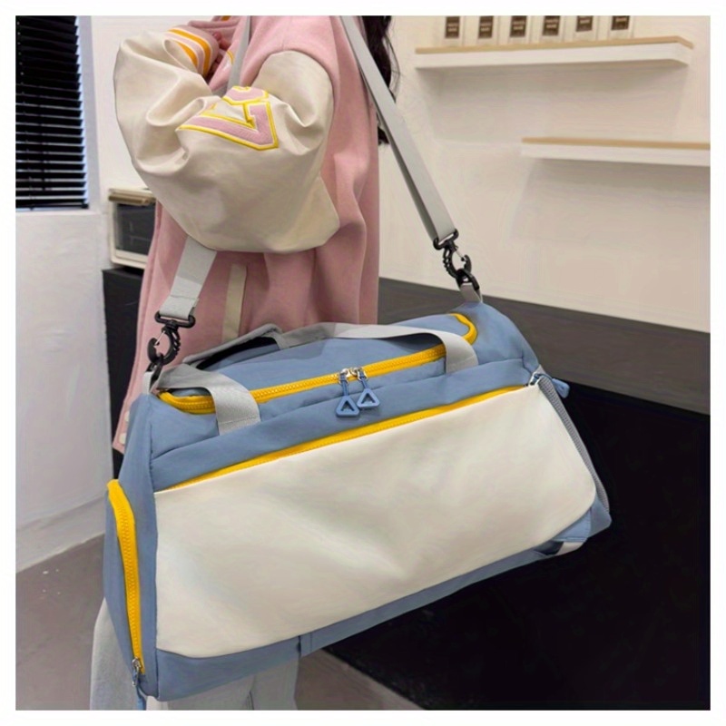 Gran Capacidad Bolsa de Gimnasio y Viaje - Convertible en Mano, Hombro o Mochila con Cierre de Cremallera - Equipaje Ligero y Duradero para Mujeres/Hombres, Negocios, Vacaciones, Yoga, Gimnasio - Compartimento Principal Espacioso & Organizador Frontal - Bolso Diario, Escapada de Fin de Semana, Diseño Minimalista, Correas Ajustables, Tote Portátil, Para Viajeros Frecuentes, Equipo Deportivo, Versátil, Costuras Reforzadas, Estilo Activo