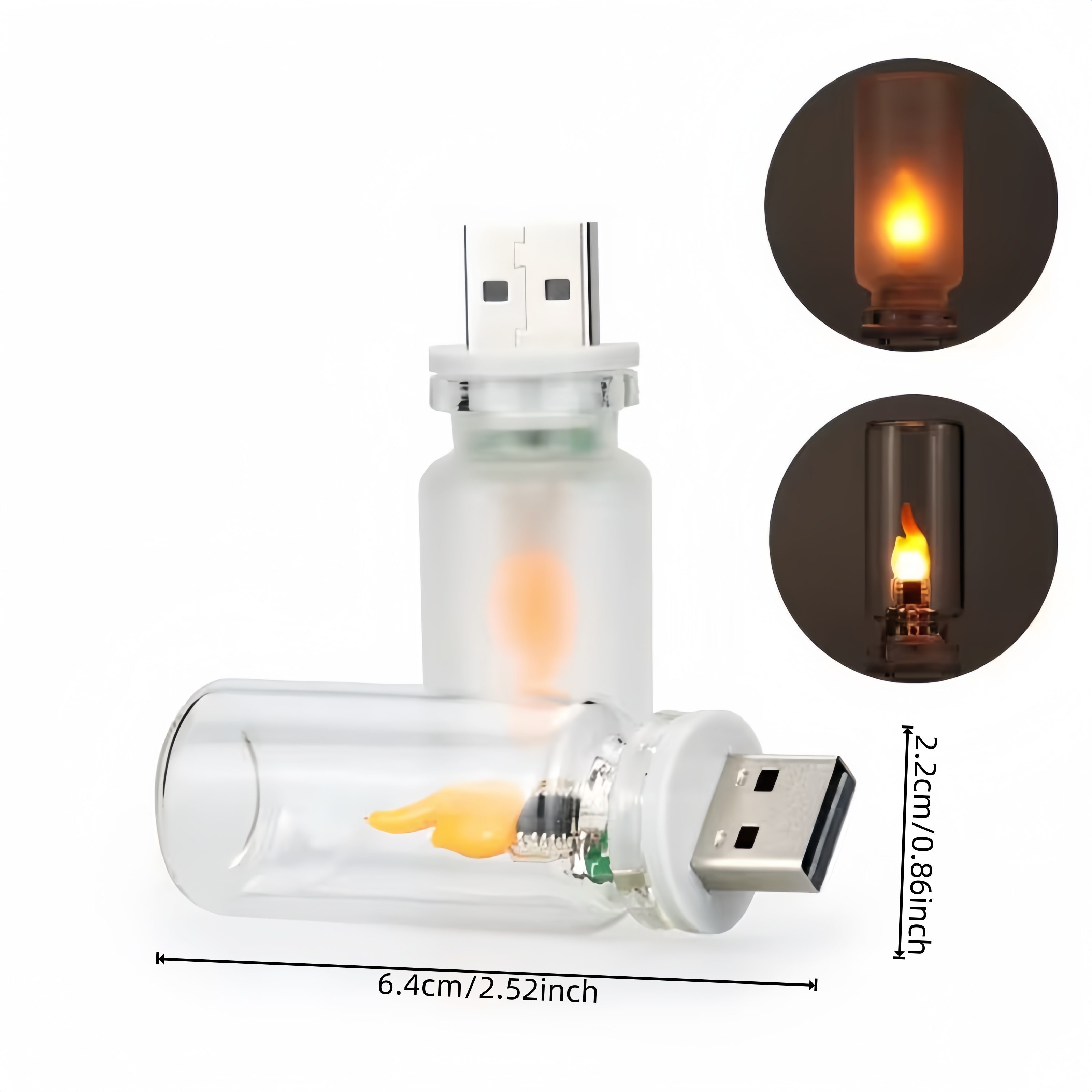 fun led interior lighting for rvs ambient usb flame light   parts accessories usb powered ideal for vehicle and bedroom lighting     rvs car   decor bedrooms and   a romantic atmosphere Product details 2