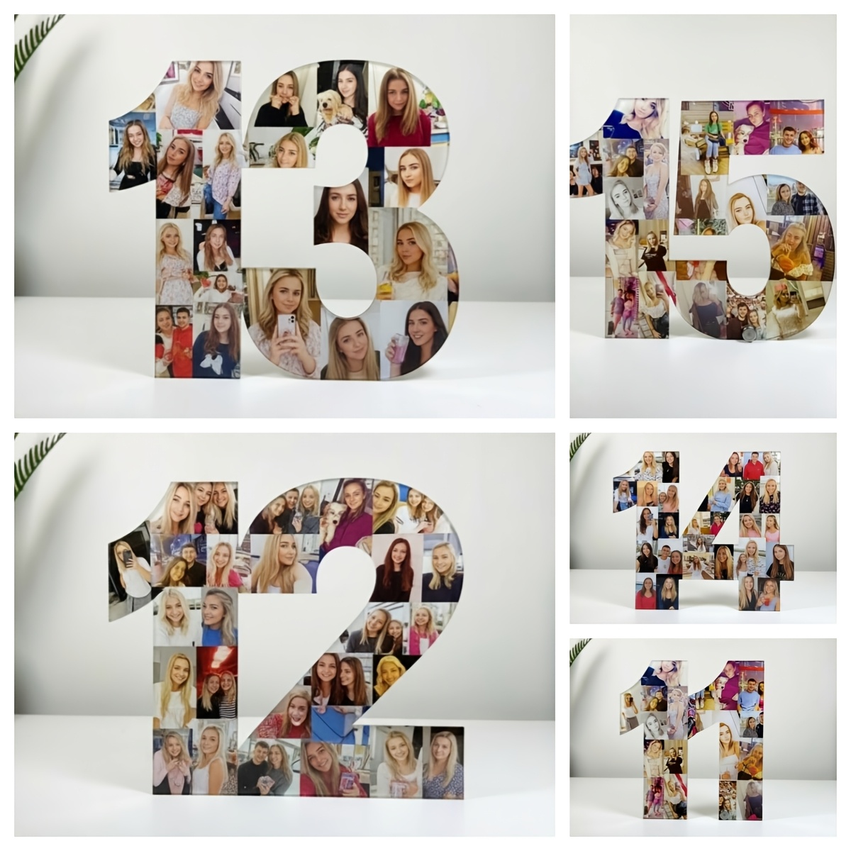 TEMU [2d Flat] Custom Personalized Photo Collage And Photo Gift | Suitable For 11/12/13/14/15-year-old Birthday Celebrations | Warm Surprise Tailored