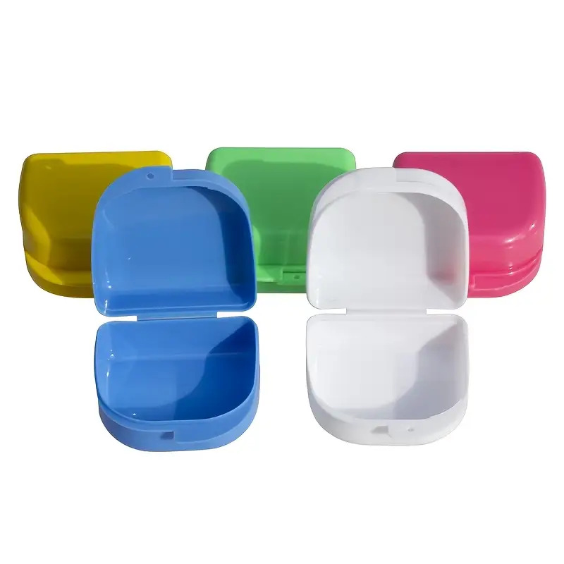 Green 30 Bulk Pack Denture Cases, Dental Box For