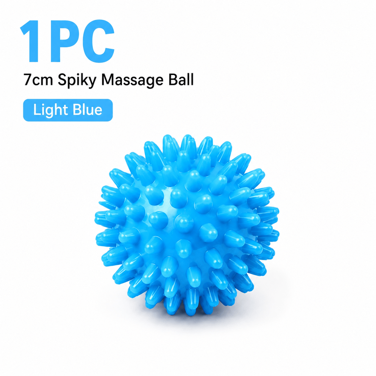 Hedgehog-Pattern Foot Massage Ball for Yoga and Acupoint Therapy
