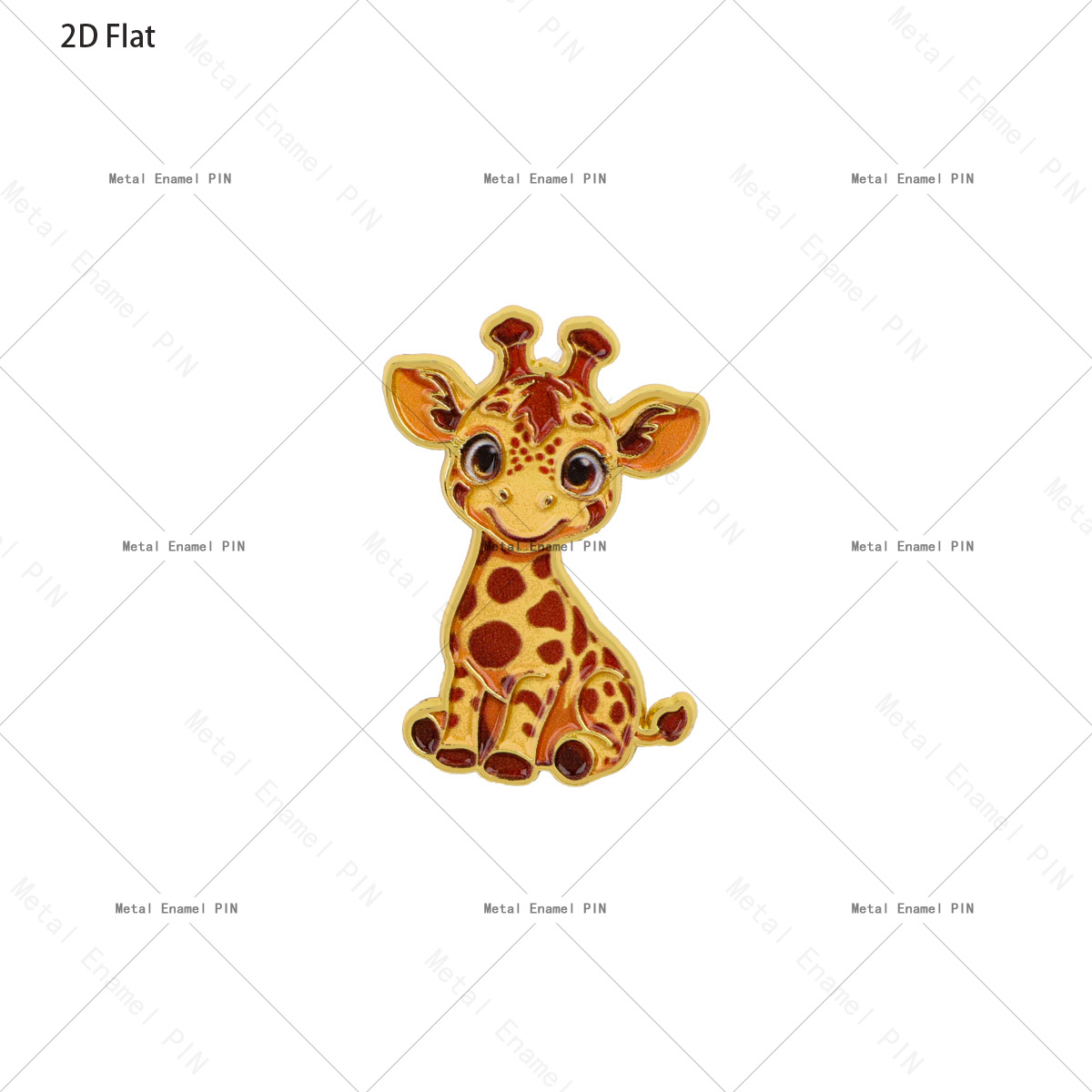 TEMU Pin Esmaltado 2D 1pc Kawaii de Sentada, Lindo Broche de Solapa de Metal de Animal de , para Mochila de Sombrero, Joyería para Amantes del Zoo,