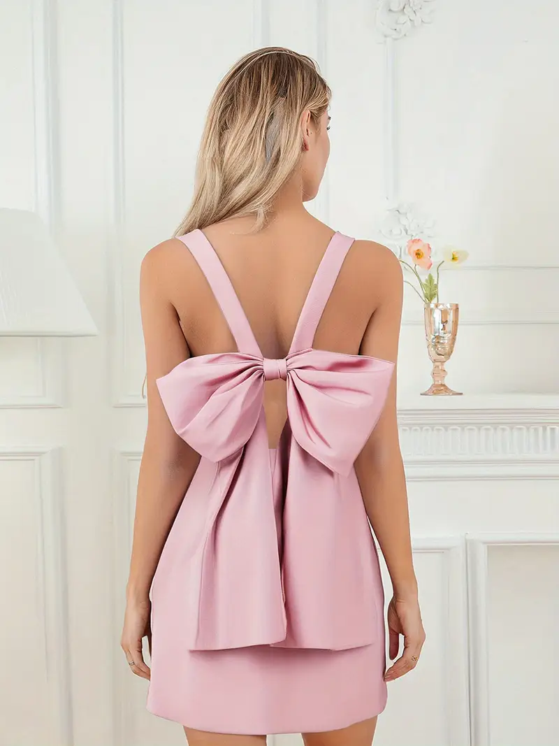 womens solid colour dresses cute fashion halter dresses back - Temu womens solid colour dresses cute fashion halter dresses back - Temu
