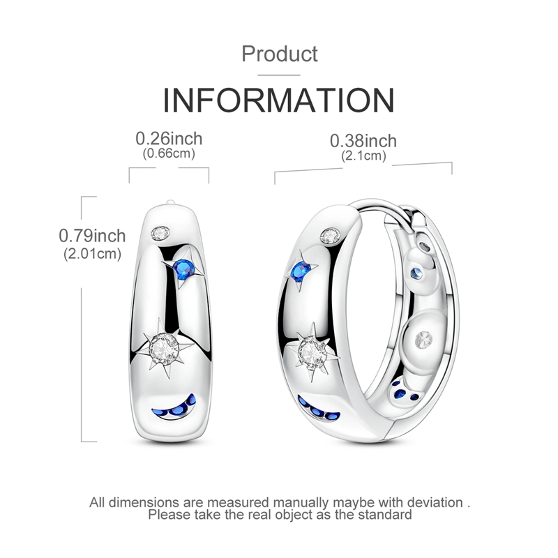 Women's Unique 925 Silver Needle Hypoallergenic Earrings