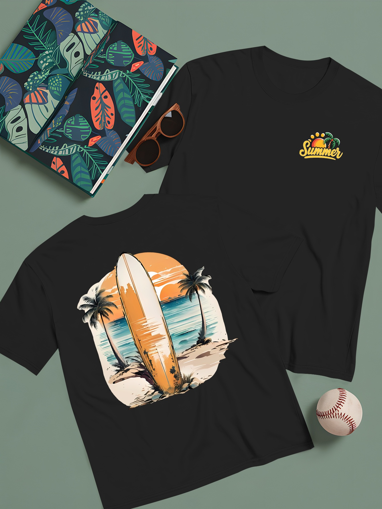 surf t shirt sold on Temu United States