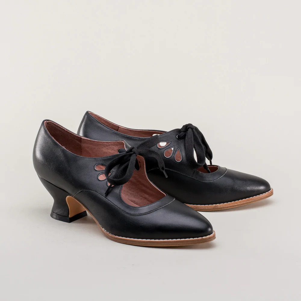 Image of Women' Walking, Shopping And Casual High Heels, Lace-up Low-heel Casual Commuter Shoes For Women, Women Shoes